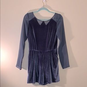 BCBGeneration Blue/Gray Shimmer Jumper